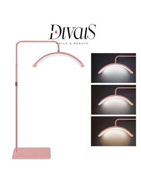 Lampada Da Pavimento Curva Moon Light Led Professionale
