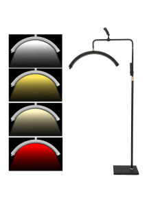 Lampada Da Pavimento Moon Light Con Cromoterapia