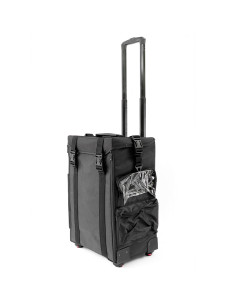 Trolley semirigido in tessuto per estetica e makeup