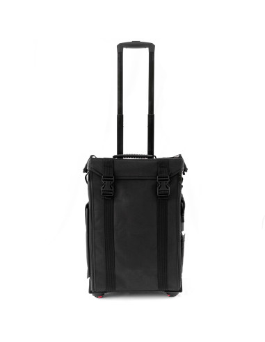 Trolley semirigido in tessuto per estetica e makeup