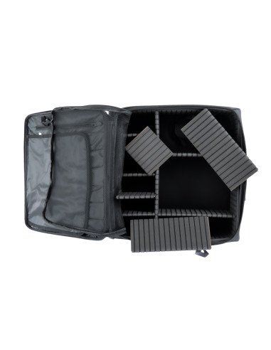 Trolley semirigido in tessuto per estetica e makeup Medium