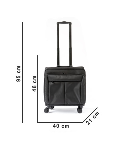 Trolley semirigido in tessuto per estetica e makeup Medium