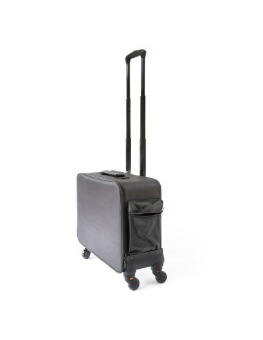 Trolley semirigido in tessuto per estetica e makeup beauty