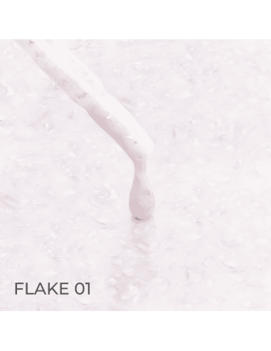 Kodi Cover Base Gel Flake №01 – 7 ml | Base Gel Camouflage Decorativa