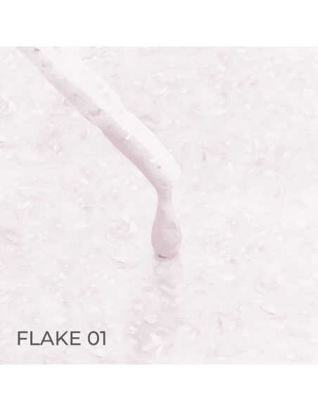 Kodi Cover Base Gel Flake №01 – 7 ml | Base Gel Camouflage Decorativa