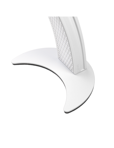 Lampada LED Moon ad Arco 48W in Alluminio Glitter per Estetiste