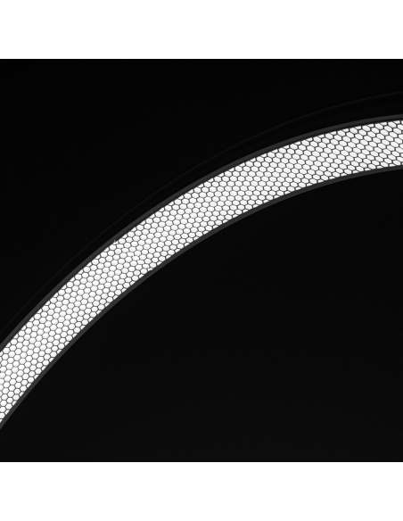 Lampada LED Moon ad Arco 48W in Alluminio Glitter per Estetiste