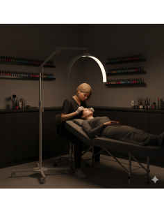 Lampada LED Ultraprofessionale a Mezzaluna per Centro Estetico | 32W 2