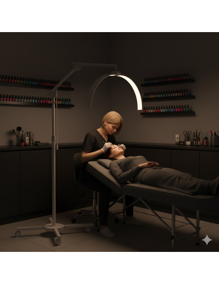 Lampada LED Ultraprofessionale a Mezzaluna per Centro Estetico | 32W
