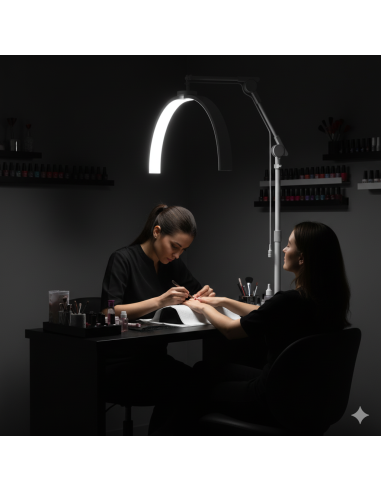 Lampada LED Ultraprofessionale a Mezzaluna per Centro Estetico | 32W