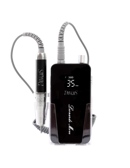 Fresa Unghie Professionale Ricaricabile Leonardo Move – 35.000 RPM, 80W, Torque 4.9Ncm