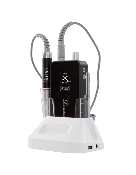 Fresa Unghie Professionale Ricaricabile Leonardo Move – 35.000 RPM, 80W, Torque 4.9Ncm