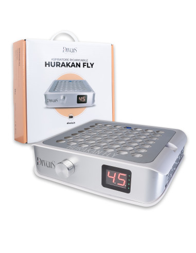 Aspiratore Polveri Unghie Hurakan Fly Ricaricabile