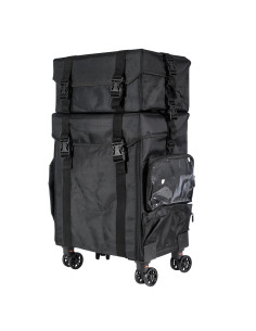 Trolley Estetico Professionale con Ruote e Cassetti Modulari – Valigia Porta Attrezzi per Estetiste e Onicotecniche