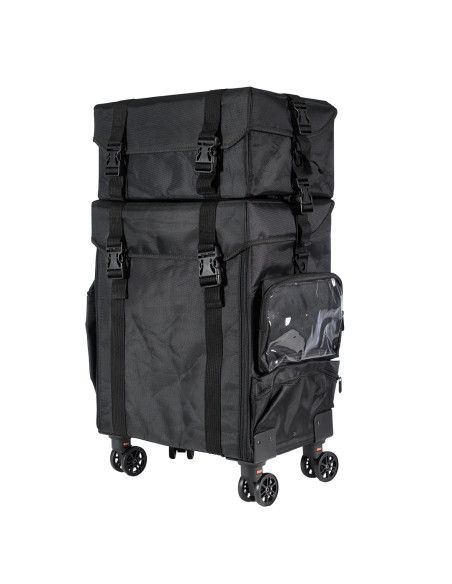 Trolley Estetico Professionale con Ruote e Cassetti Modulari – Valigia Porta Attrezzi per Estetiste e Onicotecniche