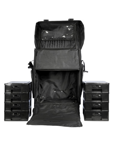 Trolley Estetico Professionale con Ruote e Cassetti Modulari – Valigia Porta Attrezzi per Estetiste e Onicotecniche