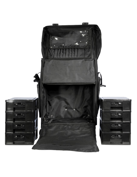 Trolley Estetico Professionale con Ruote e Cassetti Modulari – Valigia Porta Attrezzi per Estetiste e Onicotecniche