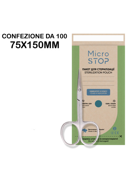 Bustine Sterilizzazione Calore Secco 100pz | Sterilizzatore Estetica