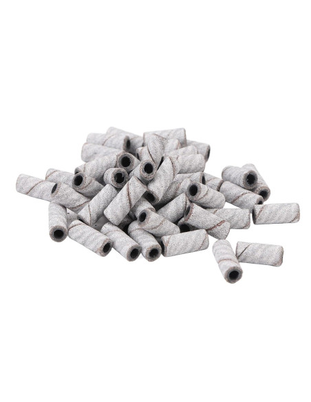 Cappucci Abrasivi Grana 180 con Punta per Fresa Unghie | 50 pz