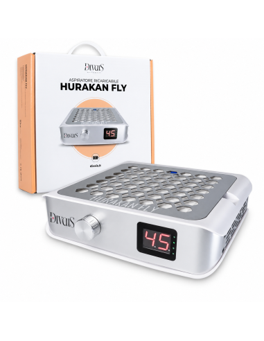 Aspiratore Polveri Unghie Hurakan Fly Ricaricabile