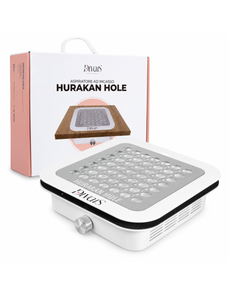 Hurakan Hole Aspiratore unghie da incasso professionale con filtro HEPA
