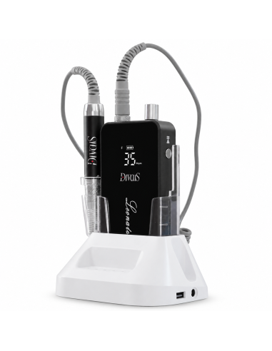 Fresa Unghie Professionale Ricaricabile Leonardo Move – 35.000 RPM, 80W, Torque 4.9Ncm
