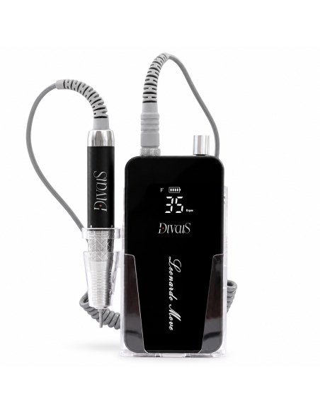 Fresa Unghie Professionale Ricaricabile Leonardo Move – 35.000 RPM, 80W, Torque 4.9Ncm