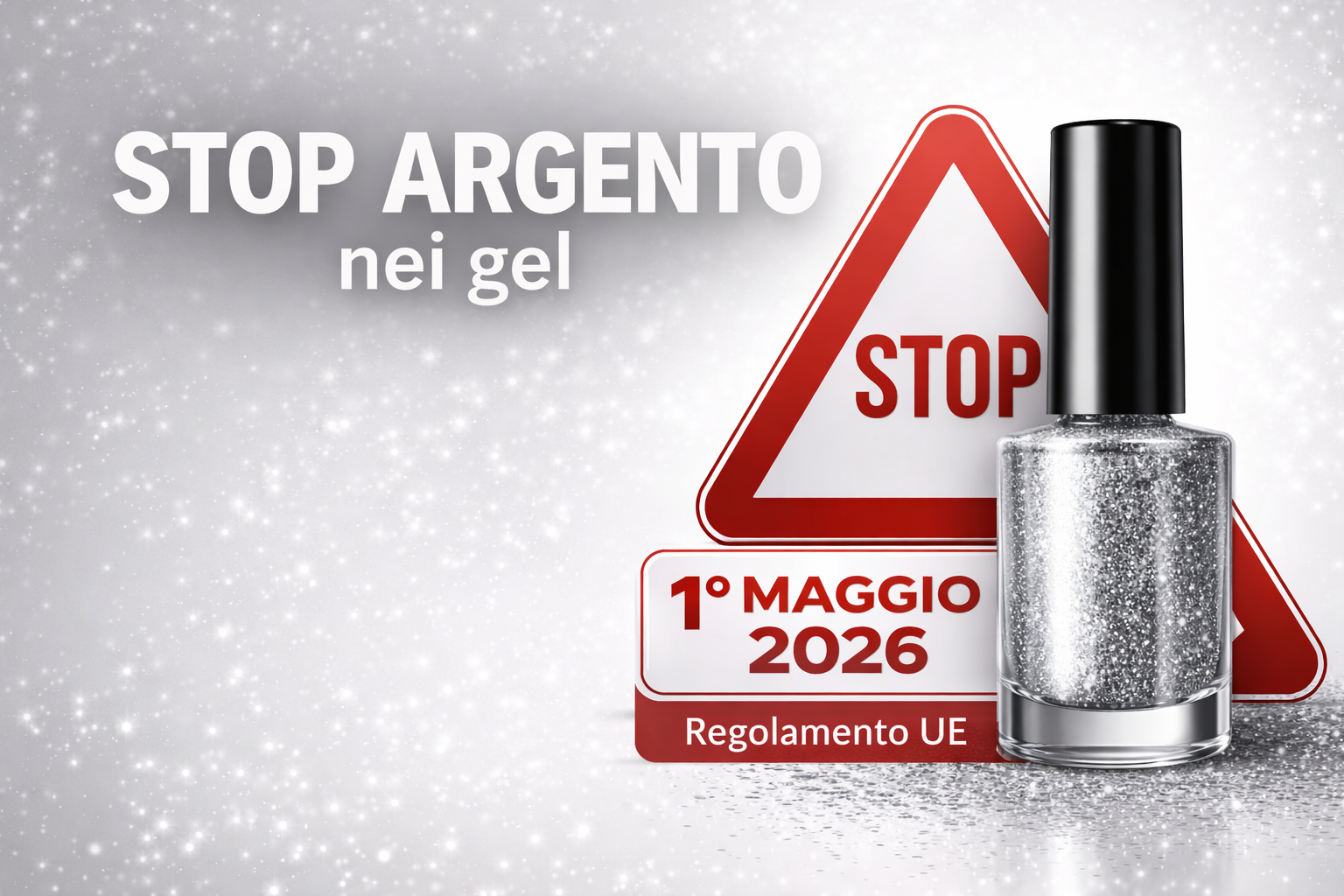 STOP CI 77820 (Argento) nei gel unghie: cosa cambia davvero dal 1° maggio 2026